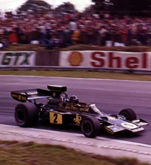 Jacky Ickx in the John Player Special Lotus at British Grand Prix, Brands Hatch Jacky Ickx in the John Player Special Lotus at British Grand Prix, Brands Hatch