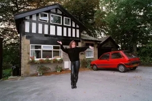 Jacqueline Pirie Actress Who stars in Emmerdale Farm on ITV standing outside her Jacqueline Pirie Actress Who stars in Emmerdale Farm on ITV standing outside her