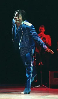 James Brown on stage at the Clyde Auditorium July 1998 James Brown on stage at the Clyde Auditorium July 1998