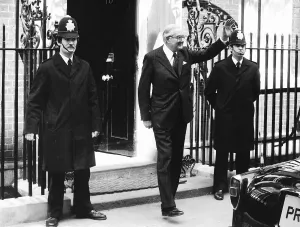 James Callaghan Prime Minister leaving No10 Downing Street 1979 James Callaghan Prime Minister leaving No10 Downing Street 1979