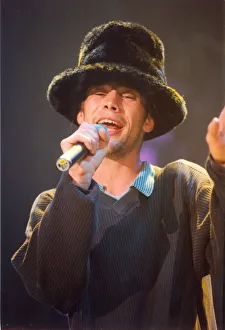 Jamiroquai - Jay Kay in concert at the City Hall in Newcastle. 10th April 1997 Jamiroquai - Jay Kay in concert at the City Hall in Newcastle. 10th April 1997