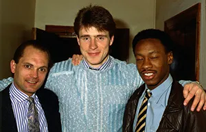 Jan Bartram with Ray Wilkins & Mark Walters 1988 Jan Bartram with Ray Wilkins & Mark Walters 1988
