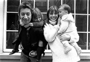 Jane Birkin and Serge Gainsbourg May 1972 at their Paris luxury home Jane Birkin and Serge Gainsbourg May 1972 at their Paris luxury home
