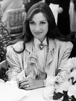 Jane Seymour British actress in July 1986 A©mirrorpix Jane Seymour British actress in July 1986 A©mirrorpix
