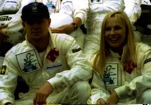 Jason Donovan actor singer with Pamela Stephenson comedienne Jason Donovan actor singer with Pamela Stephenson comedienne