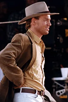 Jason Donovan Australian actor and singer on a horse Jason Donovan Australian actor and singer on a horse
