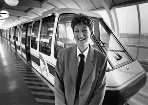 Jayne Raybould, Britain's first female monorail drive, aged 22 Jayne Raybould, Britain's first female monorail drive, aged 22