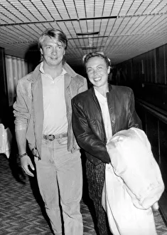 Jayne Torvill and Christopher Dean at Heathrow Airport after flying in from New York Jayne Torvill and Christopher Dean at Heathrow Airport after flying in from New York