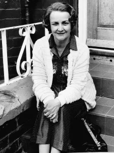 Jean Boht comedy actress in TV series Bread as Ma Boswell September 1987 Jean Boht comedy actress in TV series Bread as Ma Boswell September 1987