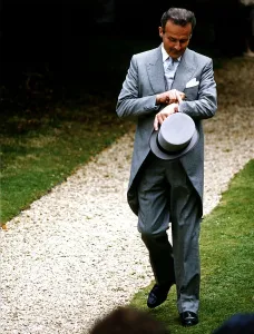 Jean Francois De Chambrun bridegroom waits for Raine Spencer Jean Francois De Chambrun bridegroom waits for Raine Spencer