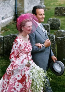 Jean Francois De Chambrun Count at marriage blessing to Raine Spencer step mother of Jean Francois De Chambrun Count at marriage blessing to Raine Spencer step mother of