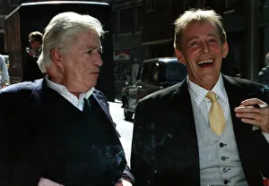 Jeffrey Bernard and Peter Otoole talking about Bernard's play Jeffrey Bernard and Peter Otoole talking about Bernard's play