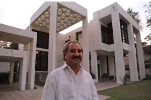 Jehangir Monnoo multi millionaire standing outside his mansion in Lahore where Princess Jehangir Monnoo multi millionaire standing outside his mansion in Lahore where Princess