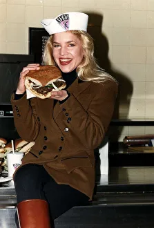 Jennifer Calvert Actress appeared in Brookside and Spatz Picture shows her eating a Jennifer Calvert Actress appeared in Brookside and Spatz Picture shows her eating a