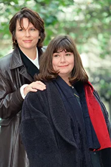 Jennifer Saunders and Dawn French aka comedy duo French and Saunders. 25th October 1993 Jennifer Saunders and Dawn French aka comedy duo French and Saunders. 25th October 1993