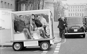 Jenny Hopkirk with her friend Sue Winchester (right) as they are driven around Jenny Hopkirk with her friend Sue Winchester (right) as they are driven around