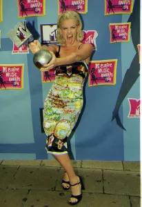 Jenny McCarthy actress October 1998 anouncing nominees for MTV Europe awards Jenny McCarthy actress October 1998 anouncing nominees for MTV Europe awards