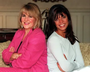 Jenny Powell TV Presenter September 1998 with Nina Myskow Journalist Jenny Powell TV Presenter September 1998 with Nina Myskow Journalist