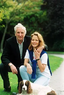Jenny Seagrove the actress with her boyfriend Michael Winner the film director Jenny Seagrove the actress with her boyfriend Michael Winner the film director