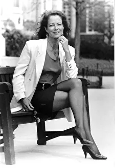 Jenny Seagrove Actress in London's Savoy gardens to publicise the launch of the Video Jenny Seagrove Actress in London's Savoy gardens to publicise the launch of the Video