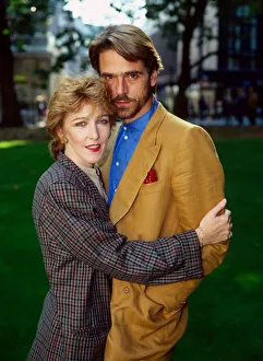 Jeremy Irons with Patricia Hodge September 1983 Jeremy Irons with Patricia Hodge September 1983