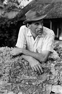 Jeremy Thorpe holidaying at home at his thatched cottage near Cobbaton, Umberleigh, Devon Jeremy Thorpe holidaying at home at his thatched cottage near Cobbaton, Umberleigh, Devon