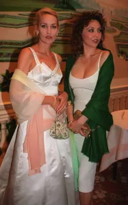 Jerry Hall and Marie Helvin enjoying a night out at the BAFTA Awards 1996 Jerry Hall and Marie Helvin enjoying a night out at the BAFTA Awards 1996