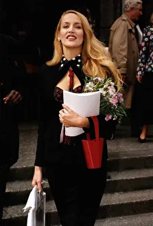 Jerry Hall singer actress model married to Mick Jagger opens British Art Fair Jerry Hall singer actress model married to Mick Jagger opens British Art Fair
