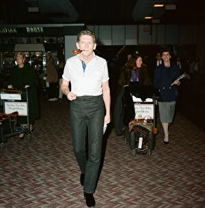 Images Dated 22nd November 1989: Jerry Lee Lewis at Heathrow Airport. 22nd November 1989