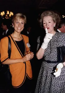 Jill Dando TV Presenter with Countess Raine Spencer Jill Dando TV Presenter with Countess Raine Spencer