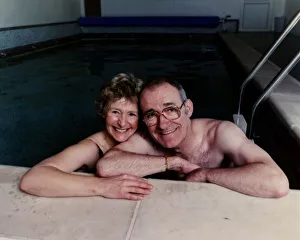 Jim Bowen comedian/TV Presenter with his wife Jim Bowen comedian/TV Presenter with his wife