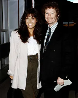 Jim Davidson TV Presenter and Comedian with wife Tracie Davidson at Heathrow Airport Jim Davidson TV Presenter and Comedian with wife Tracie Davidson at Heathrow Airport