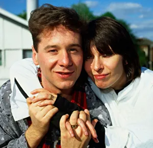 Jim Kerr with his wife Chrissie Hynde June 1984 Jim Kerr with his wife Chrissie Hynde June 1984