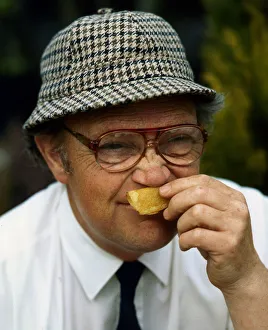 Jim McColl television gardener sniffing crisp June 1984 Jim McColl television gardener sniffing crisp June 1984