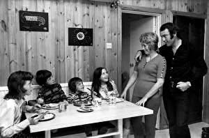 Jimmy Greaves with Wife and Children. 23rd May 1971 Jimmy Greaves with Wife and Children. 23rd May 1971