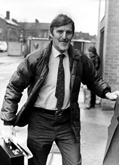 Jimmy Hill, chairman of Coventry City Football Club arriving at Highfield Road Jimmy Hill, chairman of Coventry City Football Club arriving at Highfield Road