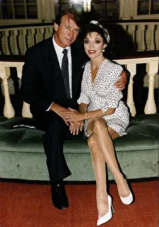 Joan Collins Actress and Keith Baxter stars in Noel Cowards Private Lives Joan Collins Actress and Keith Baxter stars in Noel Cowards Private Lives