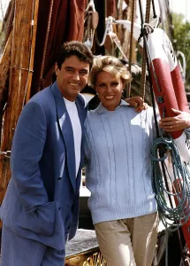 Joanna Lumley Actress with Actor Ian McShane Joanna Lumley Actress with Actor Ian McShane