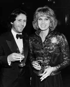 Joanna Lumley actress and husband Stephen, November 1986 Joanna Lumley actress and husband Stephen, November 1986