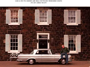 Joe Bell outside his home with his Mercedes coupe car Supplement Road Record Joe Bell outside his home with his Mercedes coupe car Supplement Road Record