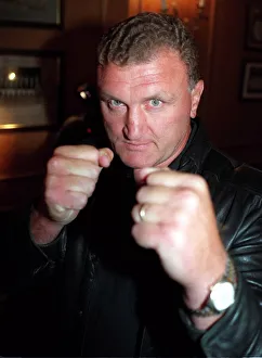 Joe Bugner poses for photographers before his fight with Scott Welch in Berlin, Germany Joe Bugner poses for photographers before his fight with Scott Welch in Berlin, Germany