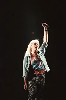 Joe Elliott of Def Leppard performing live at the NEC Birmingham. 29th June 1992 Joe Elliott of Def Leppard performing live at the NEC Birmingham. 29th June 1992