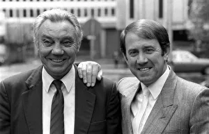 Joe Fagan Liverpool Football Manager with his merseyside counterpart Howard Kendall Joe Fagan Liverpool Football Manager with his merseyside counterpart Howard Kendall