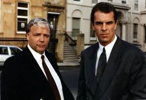 Joe Jordan Hearts manager with chairman Wallace Mercer Joe Jordan Hearts manager with chairman Wallace Mercer