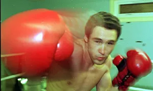 Joe Townsley Boxer In Training Red Boxing Glovestt Joe Townsley Boxer In Training Red Boxing Glovestt