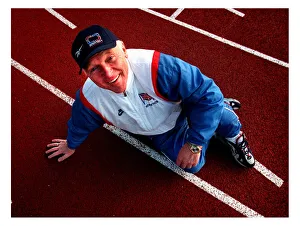 John Anderson Gladiators referee at his local athletics club February 1999 John Anderson Gladiators referee at his local athletics club February 1999