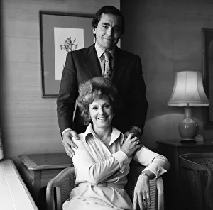 John and Barbara Knox photographed in their suite at the Park Tower Hotel, Knightsbridge John and Barbara Knox photographed in their suite at the Park Tower Hotel, Knightsbridge