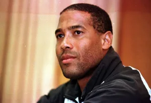 John Barnes Celtic coach Lyon France 20th October 1999 press conference on eve of John Barnes Celtic coach Lyon France 20th October 1999 press conference on eve of