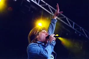 John Bon Jovi performing at the Gateshead International Stadium. 27/06/95 John Bon Jovi performing at the Gateshead International Stadium. 27/06/95