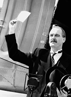 Images Dated 21st May 1980: John Cleese Actor in a scene from a comedy show impersonating PM Chamberlain